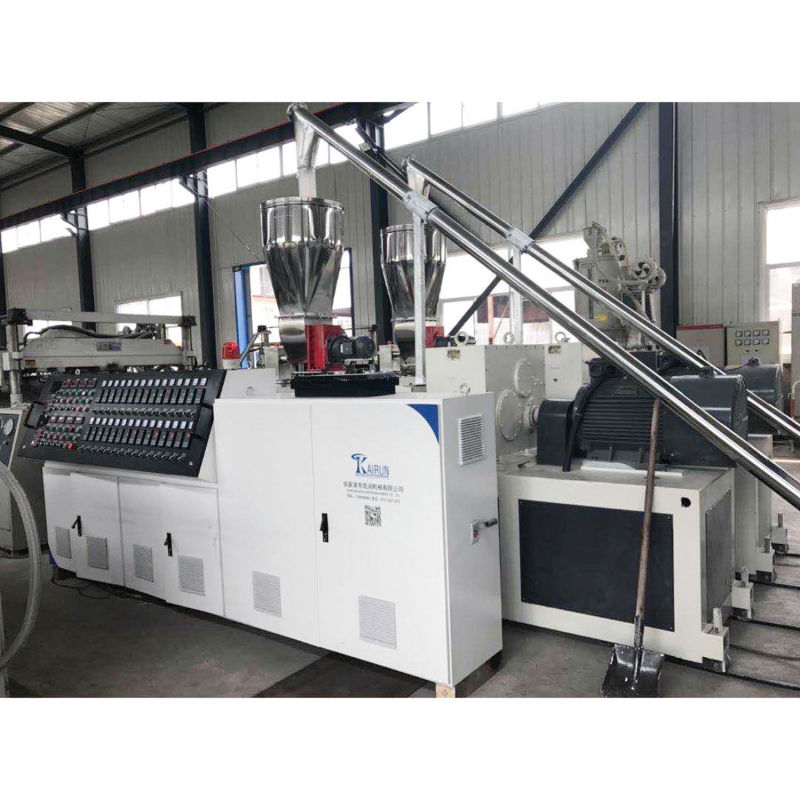 High Output Recycled Wood Plastic WPC Extruder Machine