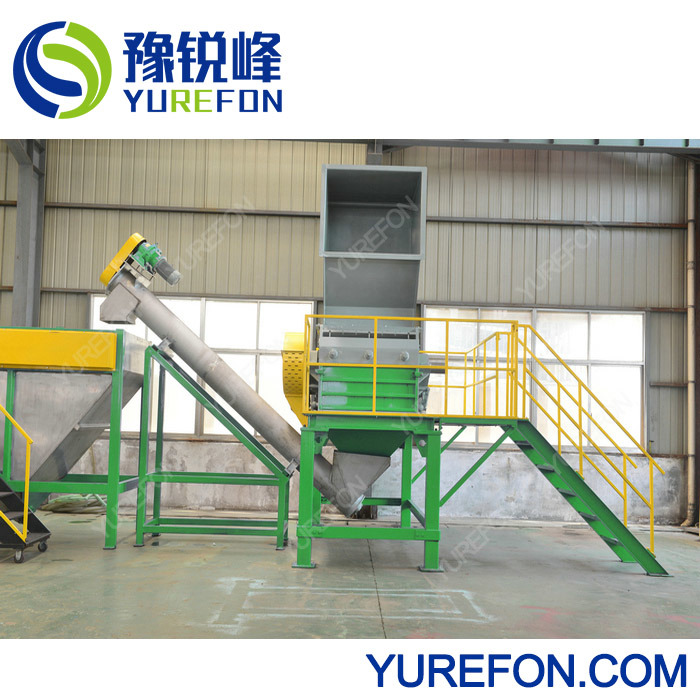 Waste Plastic Recycling system for Pet Bottle HDPE Bottle (including crushing washing drying)