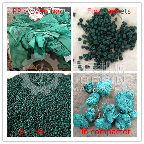 Plastic Recycling Extruder Machine for HDPE LDPE PVC, EVA Pet