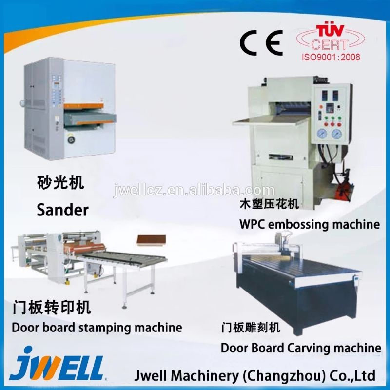 Jwell Plastic LDPE/MDPE/HDPE Pipe/Profile/Sheet/Plate Special Screw Designed Extrusion Lines for Indoor and Outdoor Floor Machinery/Extruding Machine