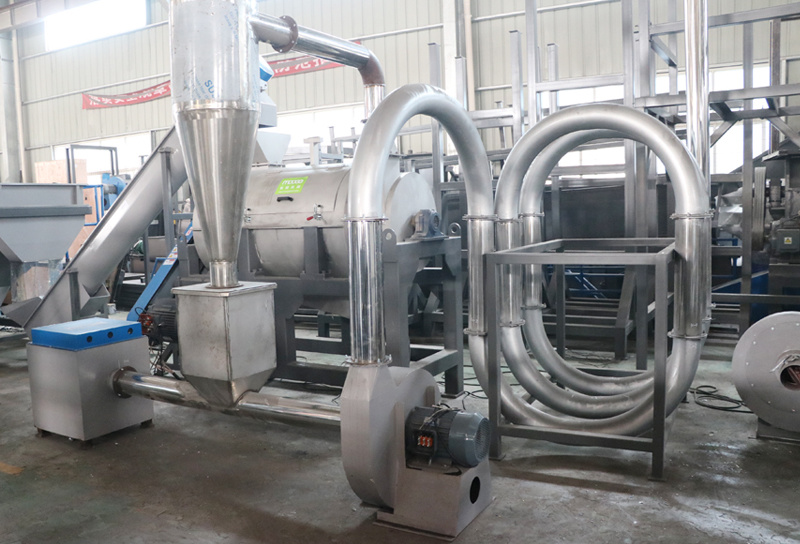 waste pp plastic recycling machine plant