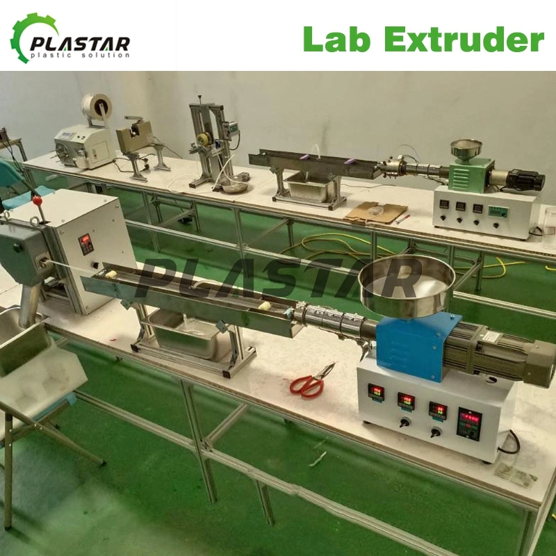 Lab Small Model Plastic Pellets Granulation Extruder Machine