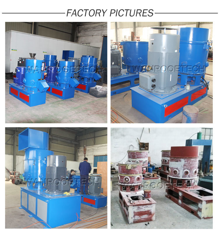 High Speed Plastic Film Agglomerator Machine with Oil Cooling