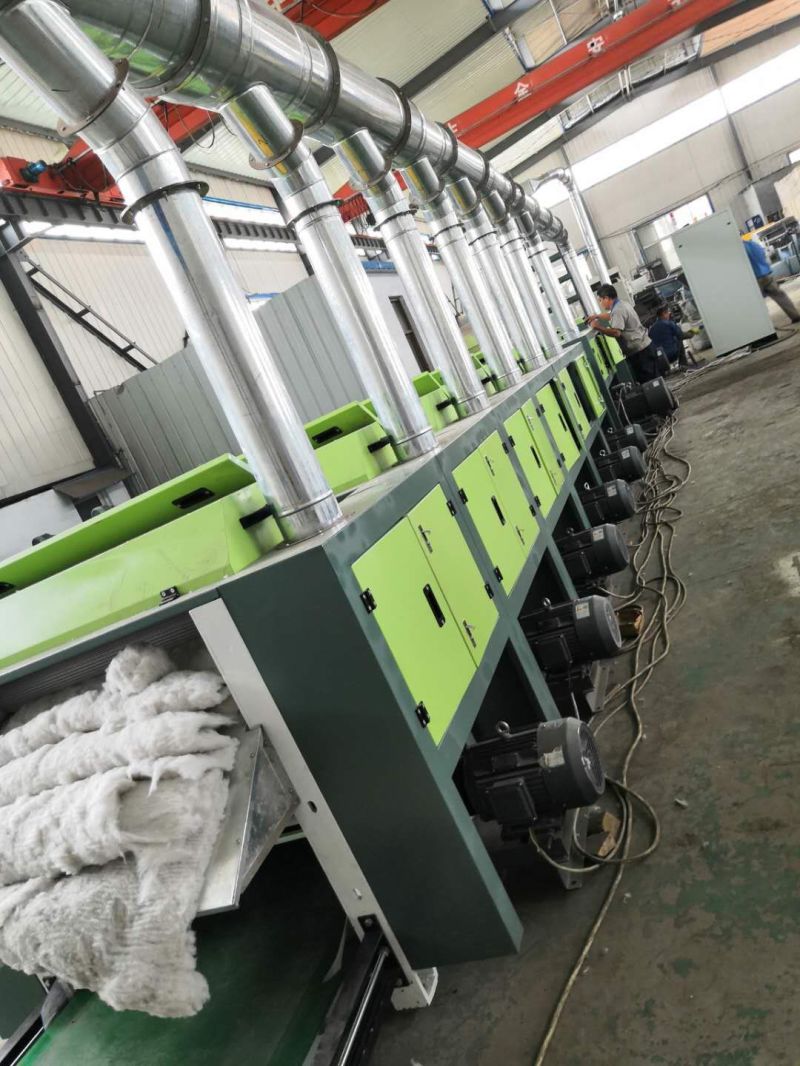 Textile Cotton Waste Recycling Machine / Waste Fibre Recycling Machine