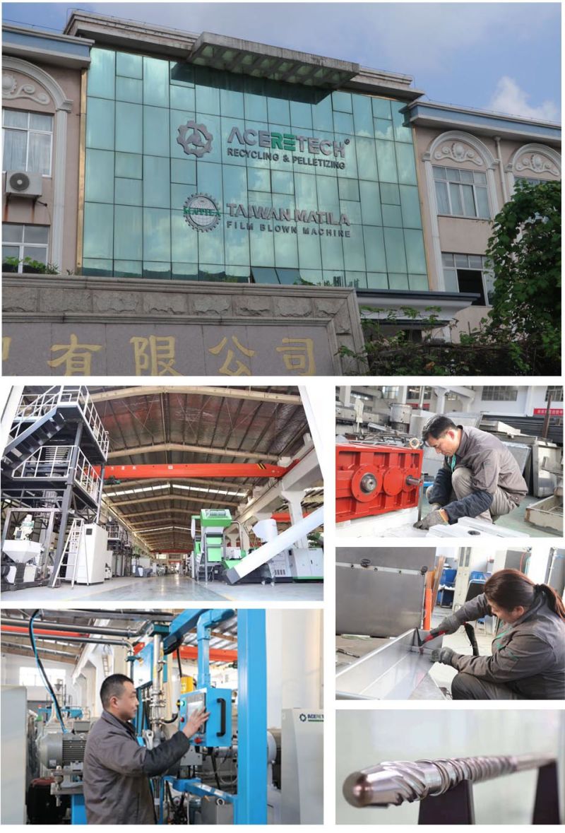Used Plastic Pelletizing Machine Recycling with Under-Water Water-Ring Pelletizing System