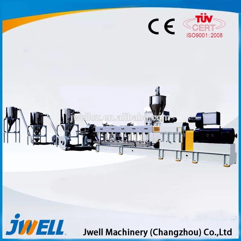 Jwell High Efficiency LDPE/MDPE/HDPE Extrusion Line for Wood Tray Plastic Pipe/Profile Extruder Machine