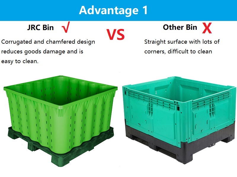 Recycling Folding Large Container for Waste Food Recycling