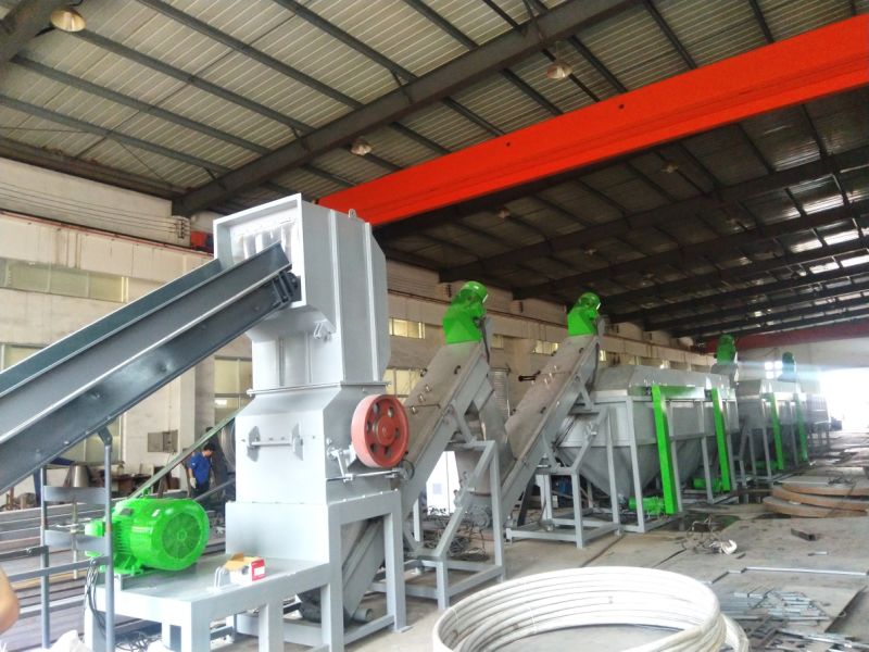 Plastic LDPE PP Woven Bag Crusher Washing Recycling Line