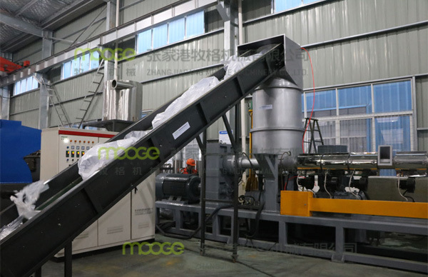 Strong plastic bags recycling pelletizer machines