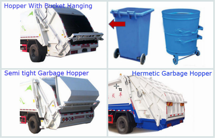 4X2 8 Cubic Meter Refuse Compactor Garbage Truck/Garbage Compactor Truck