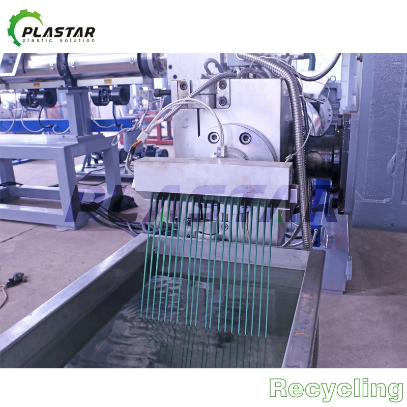 Bottle Flakes Recycling Machine/Pet Bottle Flakes Pelletizing Machine/Pet Bottle Recycling Machine to Pellets