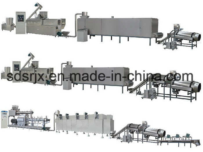 Automatic Double Screw Dog Food Processing Extruder Machine