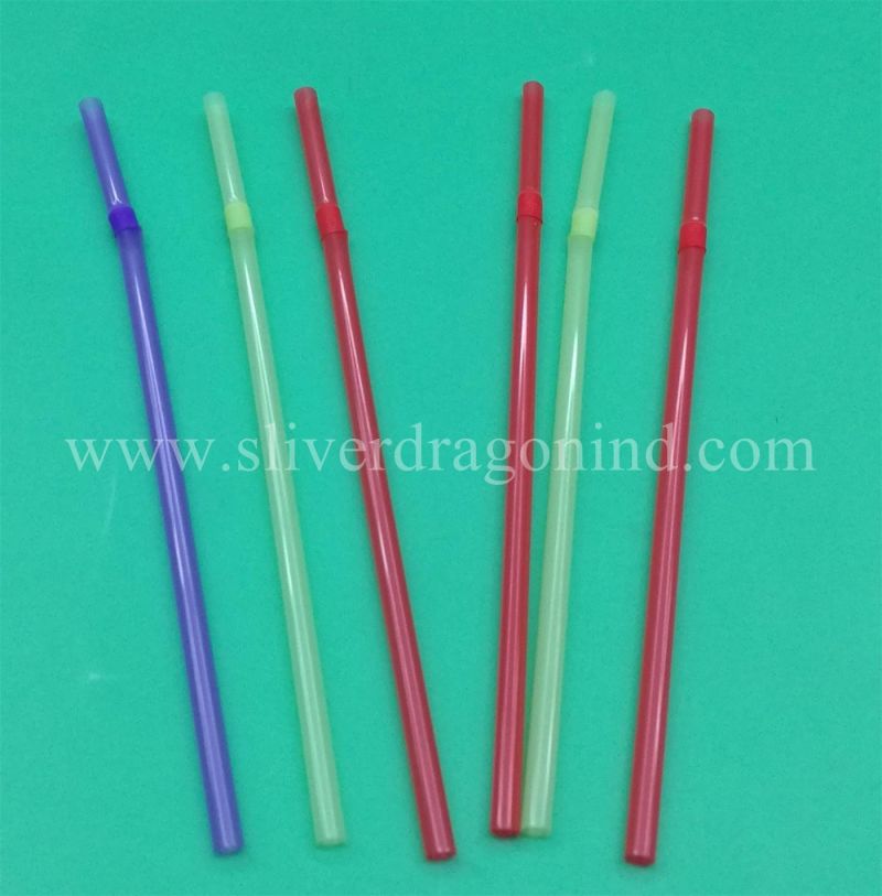 Individual Wrapping Disposal PP Plastic Drinking Straw