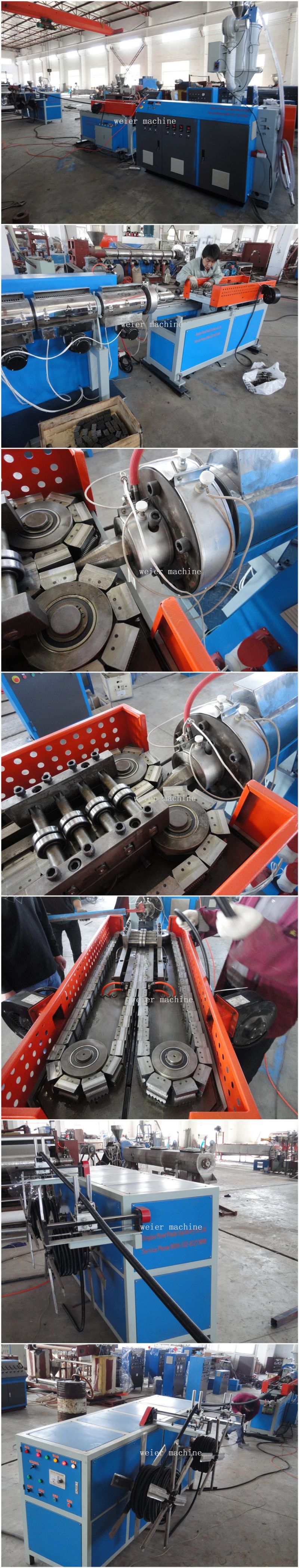Single Wall Corrugated Pipe Extrusion Machine for Electrical Conduit