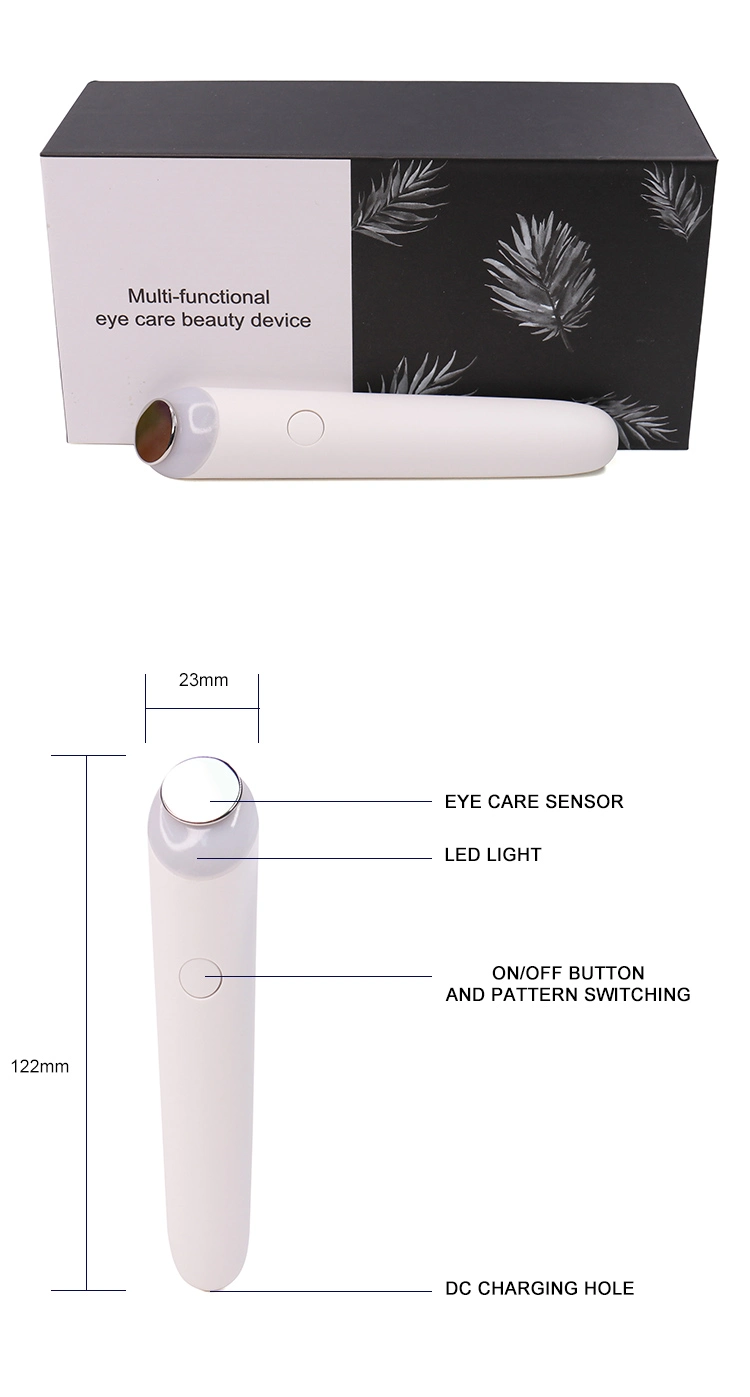 Electric Portable Anti-Aging Heated Eye Face Care Sonic Massager Machine Beauty Salon