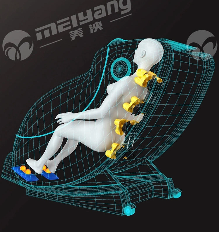 Meiyang 8d Electric Zero Gravity Full Body Massage Chair with Foot Rollers Bluetooth Music Chair Massage