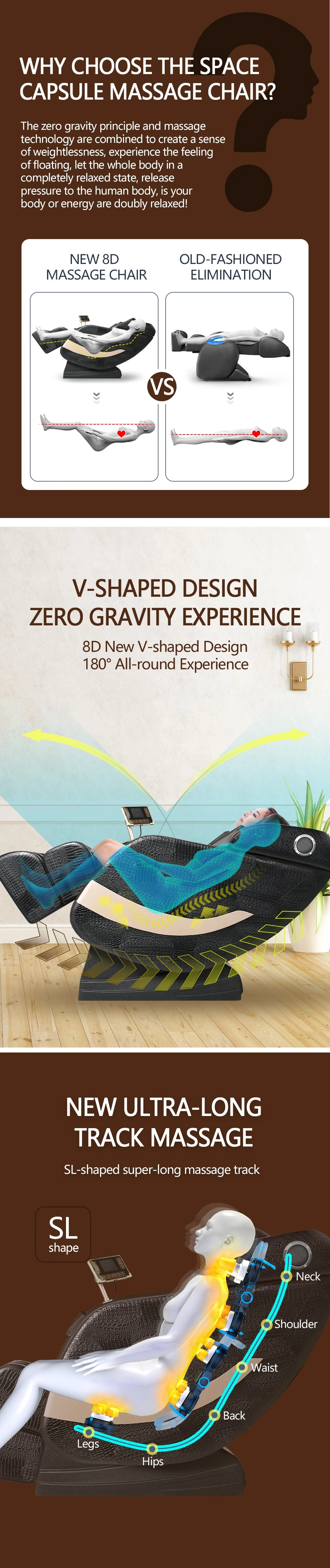 New Design Cheap Healthcare Shiatsu Foot Massage Music Electric Sofa Massage Chair Wholesale