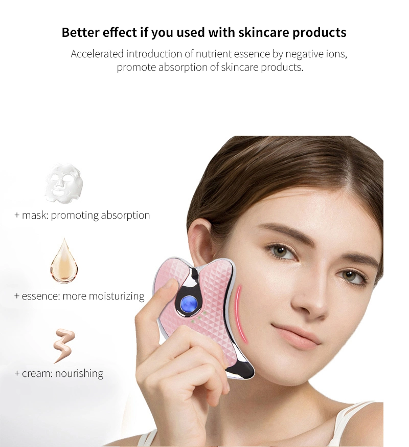 Facial Vibration Handheld Massager Electric Face Lifting Firming Scraping Skin Care Massage