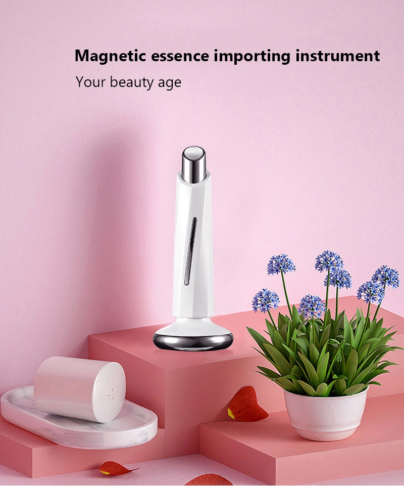 Mini Electric Heated Sonic Eye Massager Wand Rechargeable Roller Wand Anti Wrink Eye Care Massager