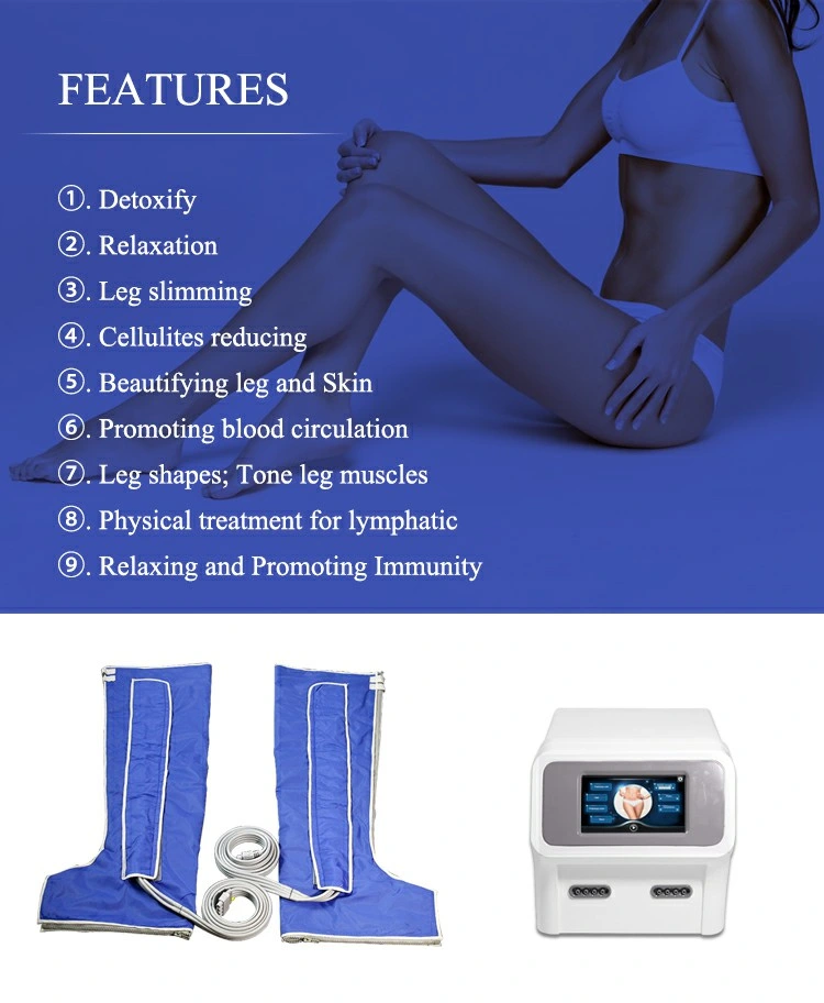 Infrared Lymph Drainage Pressotherapy Leg Massage Equipment