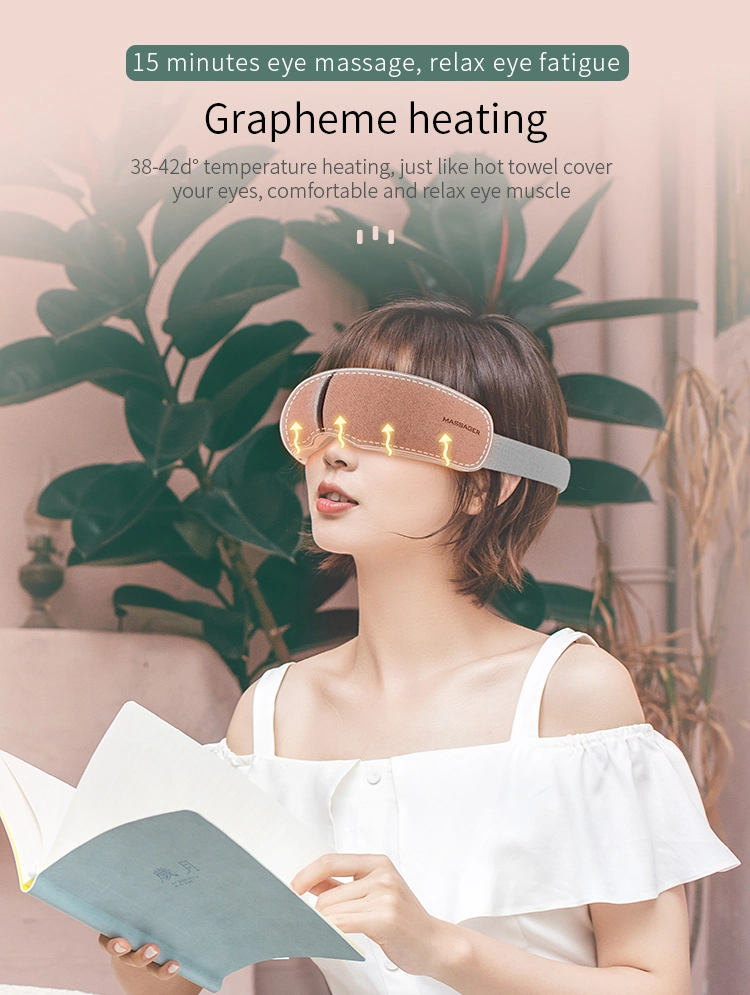 Intelligent Hot Compress Eye Massage Device Charging Eye Protection Device, Helping Sleep Eye Massage Instrument