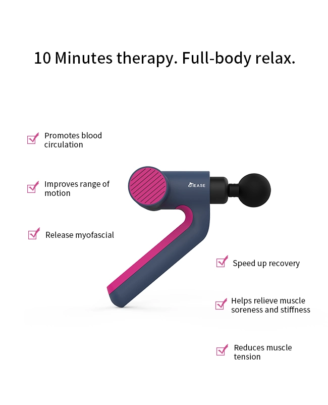 Deep Muscle Stimulator Body Beauty Massager Electric Massage Equipment Cordless Mini Drill Massage Device