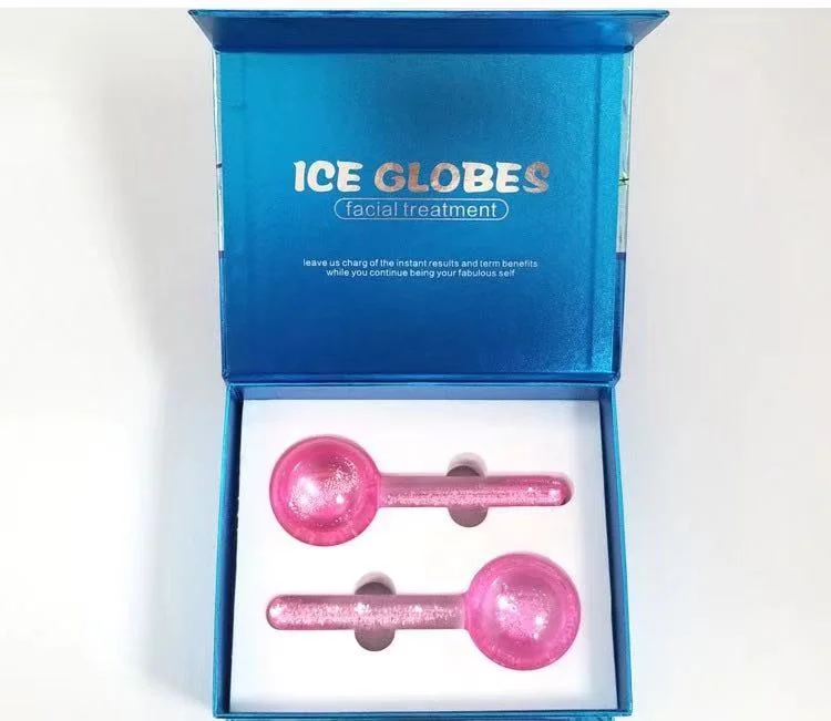 Ice Globes for Facial Massage Eye Compress Relieve Eye Strain and Accelerate Absorption