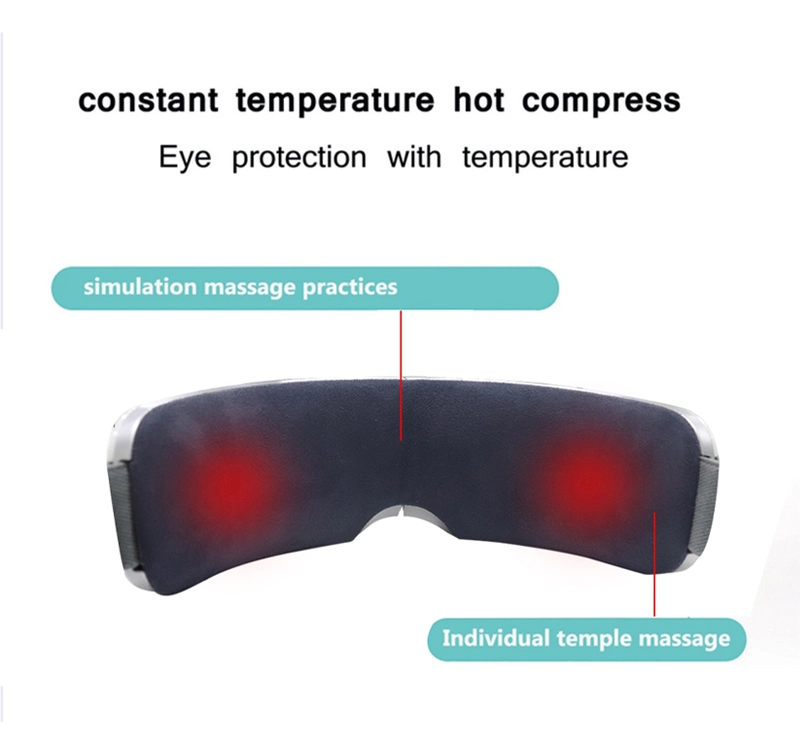 LCD Display Intelligent Air Pressure Eye Massager USB Moving Music Vibration Eye Massager Hot Compress Eye Massager