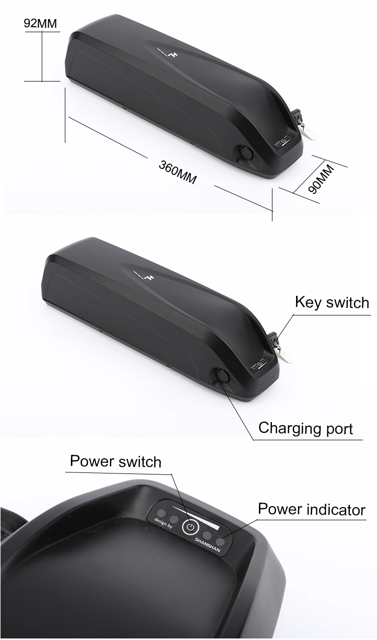 Wholesale Price Ebike Battery 36V 10ah Lithium Battery Pack for Ebike