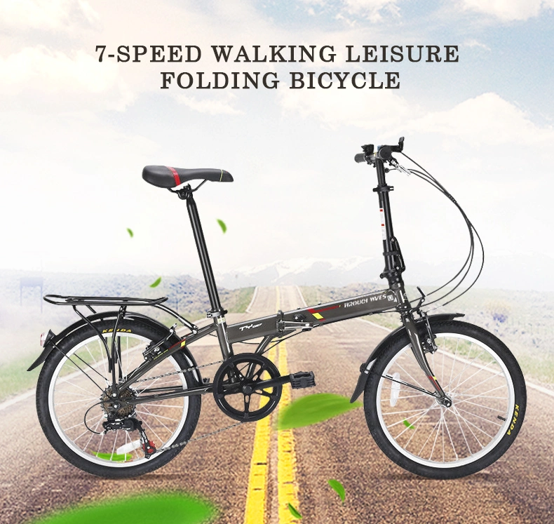 Hot Sale Quality 20'' Folding Bike Aluminum Folding Bicycle 7 Speed Folding Bike Foldable Bike