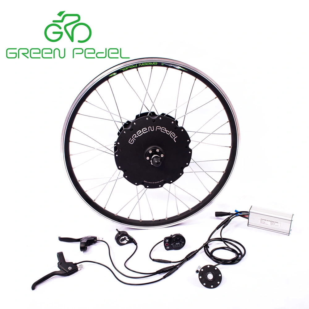 Greenpedel 500W 750W Electric Bike Gearless Motor Conversion Kit; E Bike Waterproof Kit