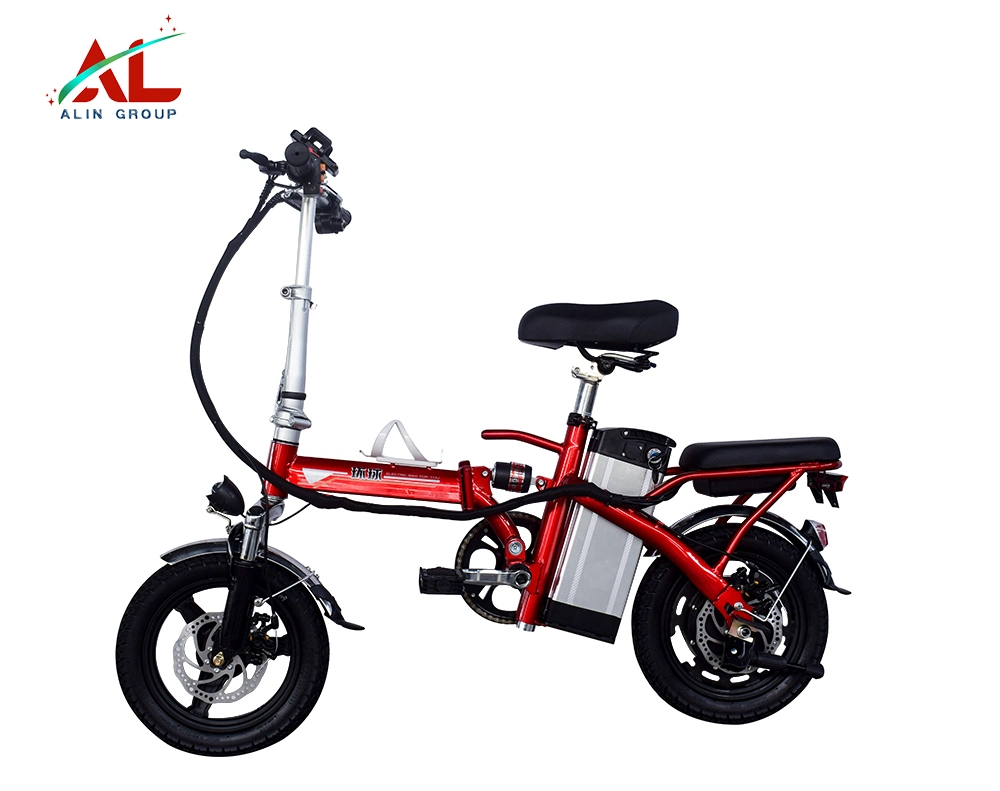 Al-Smart 48V/20ah Lithium Battery Folding Electric Bike with Pedal