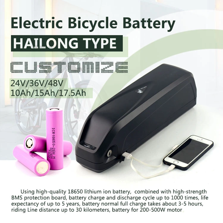48 Volt Ebike Battery 48V 15ah Electric Bike Battery Recharge Lithium Battery Pack
