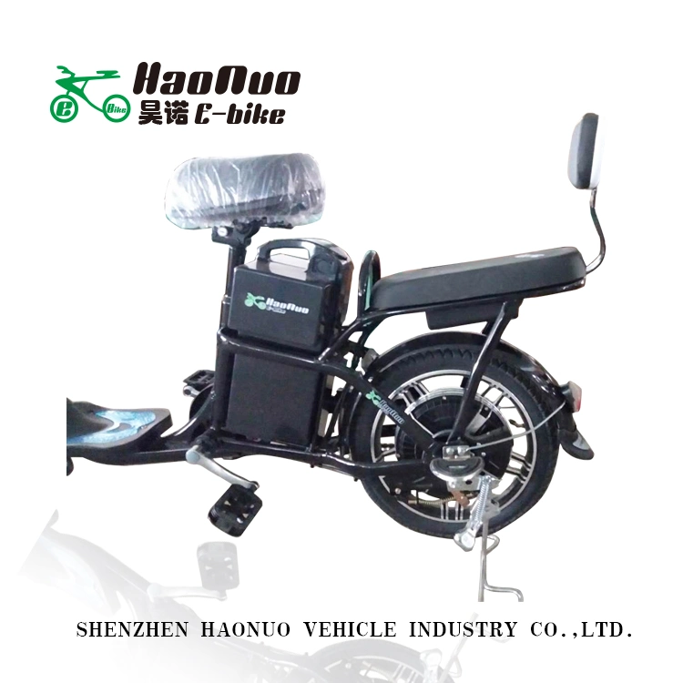 16inch 48V 250watt Anti-Theft Alarm Electric Bike with Pedal for Lady