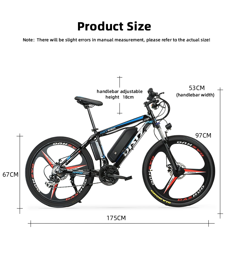 Mountain Bike Manufacturers Direct Adult Electric Bicycle 26 Inch Shock Disc Brake