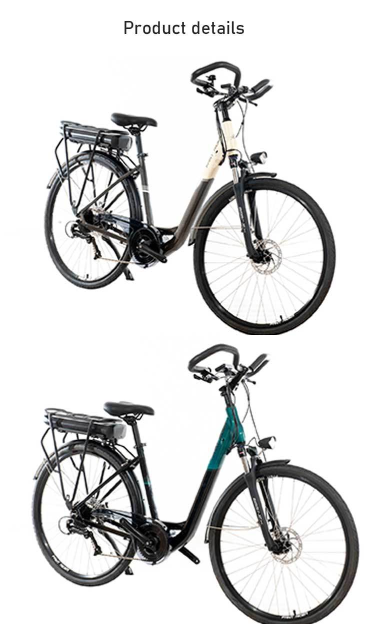 Ebike/700c Electric E Lady City Bike/Italy Model Road Electric E Bicycle in Classic Series