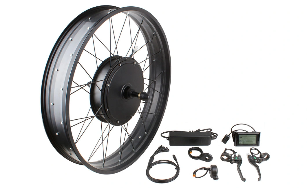 Fat Tire Electric Bicycle Conversion Kit Rear Motor Wheel 48V 1000W Fat Ebike Conversion Kit