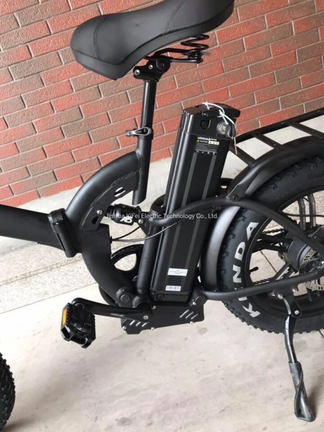 Fat Tire Folding Electric Bicycle 20inch 500W 750W Full Suspension Electric Bike