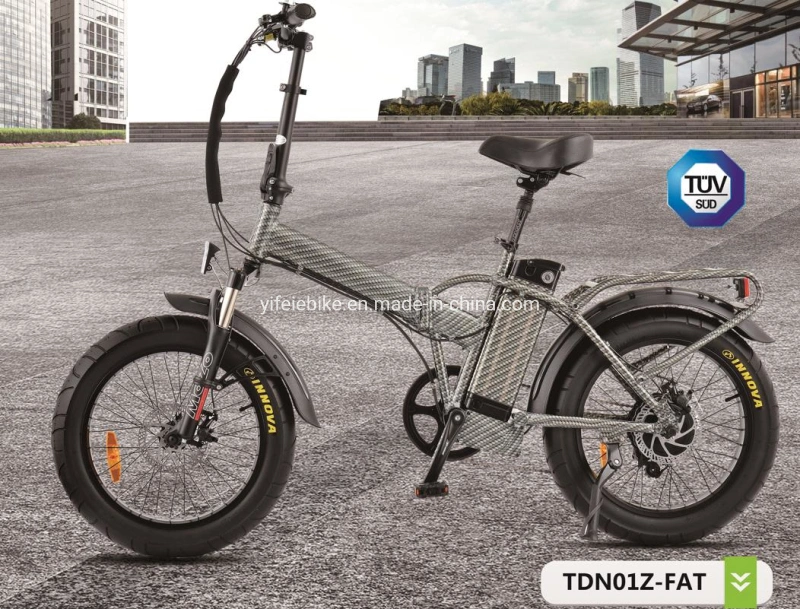 20inch Folding Fat Tire Electric Bike 48V 500W Adult Electric Bicycle