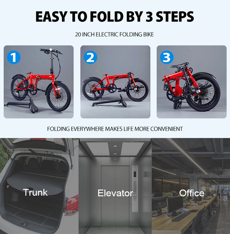 20 Inch Any Color Electric Fold Electric Bike