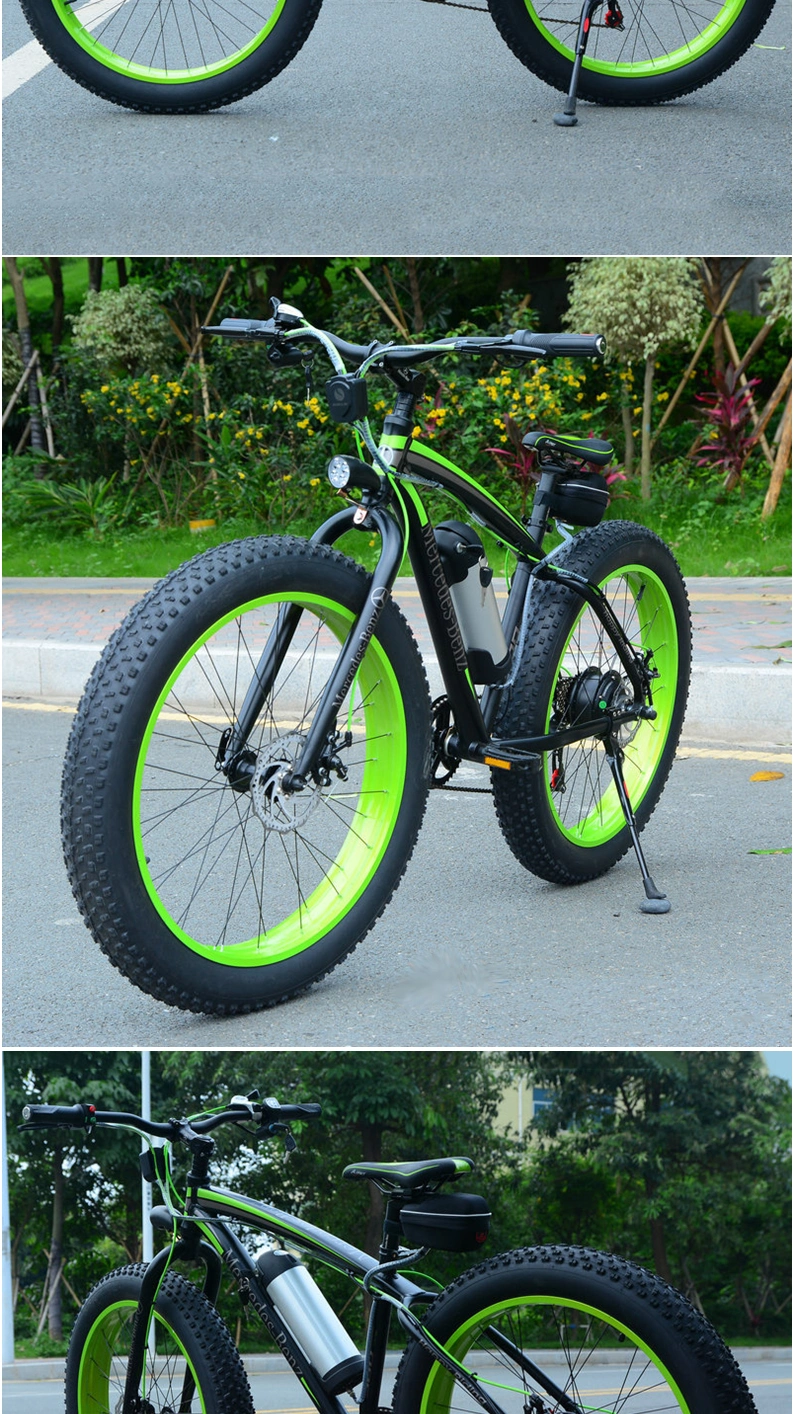 China Factory 48V 1000W Fat Tire Mountain E Bike Full Suspension Electric Bikes