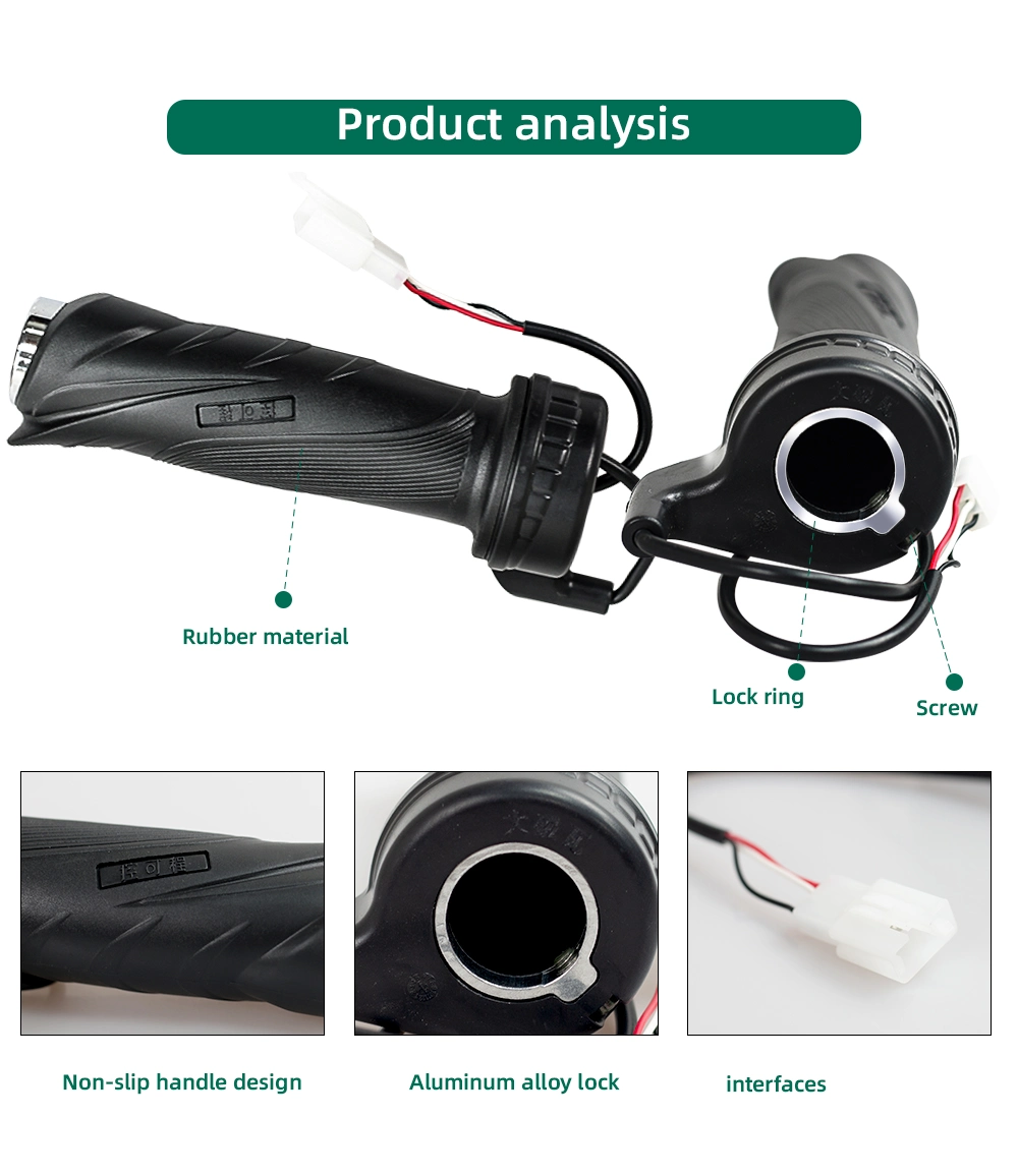 Wholesale Motorcycle Scooter Parts Electric Bike Twist Throttle Reasonable Price Switch Throttle Kit