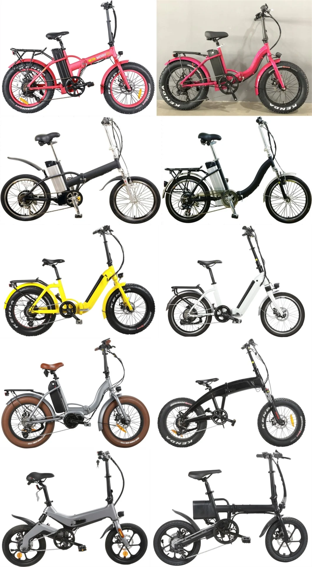 EU Standard Folding Bike Electric Bicycles for Sale/ Mini Fold E Bike Fat