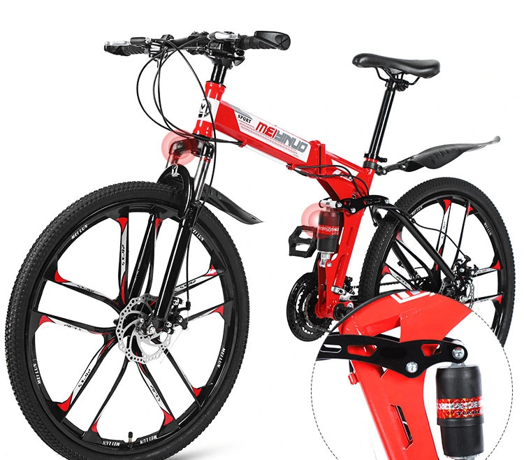 26'' Foldable Mountain Bike, Road Bike Snow Bike