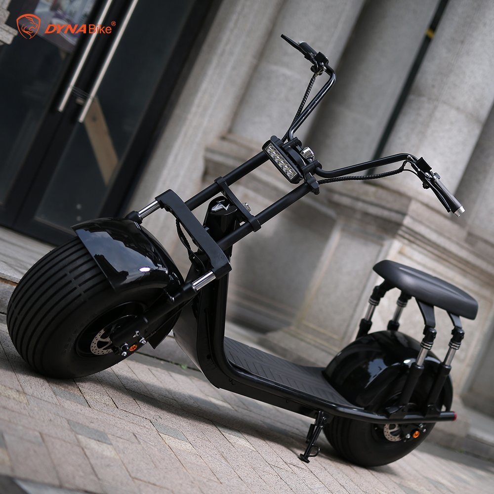 New Condition Lithium Removable Battery Powerful Electric Bike Black Red Citycoco