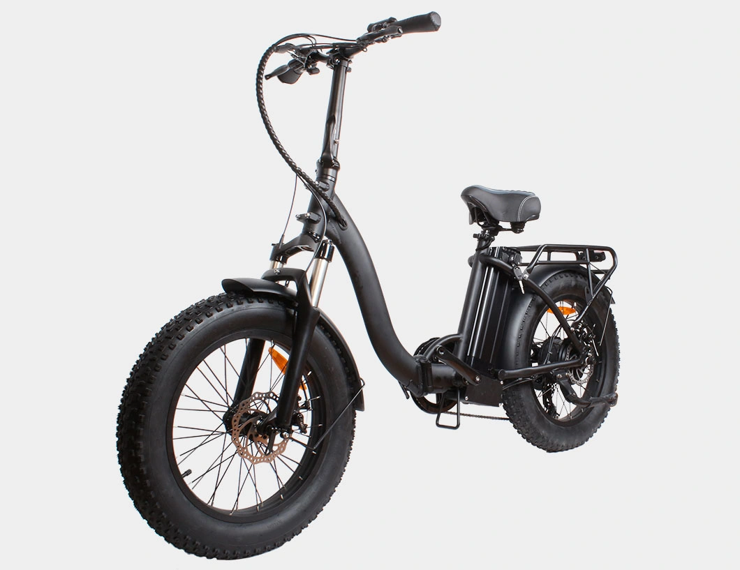 20inch 48V 1000W Step-Through Fat Tire Foldable Electric Bicycle Ebike 1000W Pieghevole Fat Tire