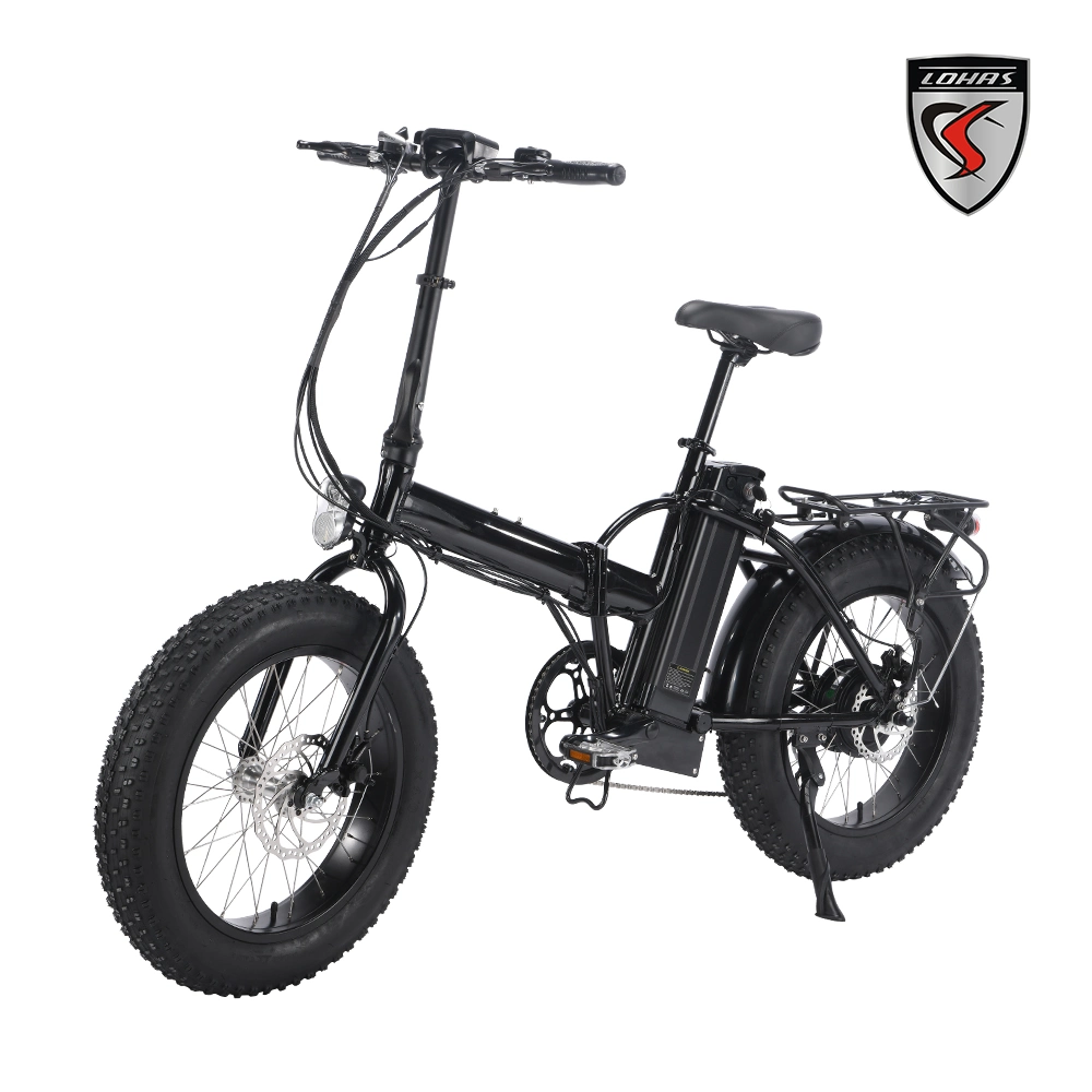 Wholesale 20 Inch Fat Tire Step-Through Folding Electric Bicycle Ebike