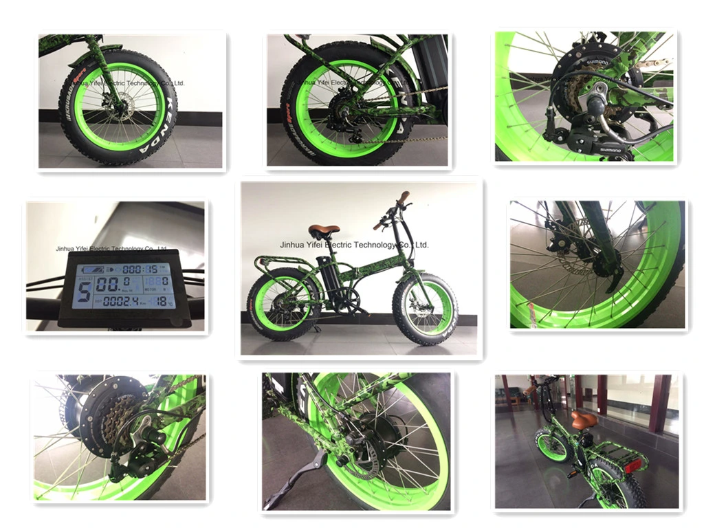 Fat Tire 20'' Electric Bike High Speed Foldable Ebike