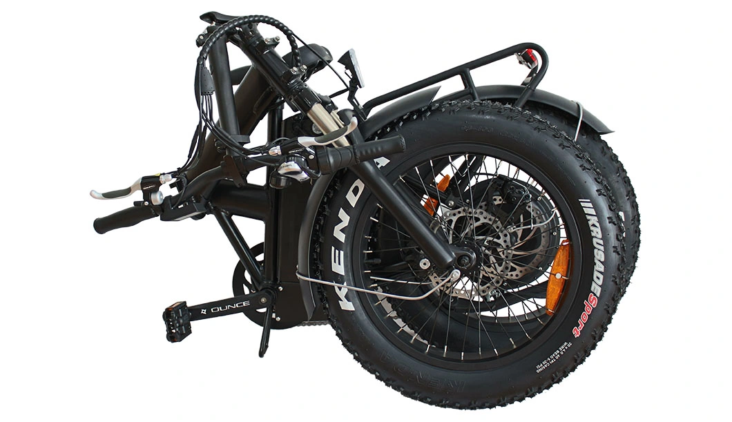 20 Inch 500W / 1000W 48V 13ah Fat Tire Folding Snow Electric Bike