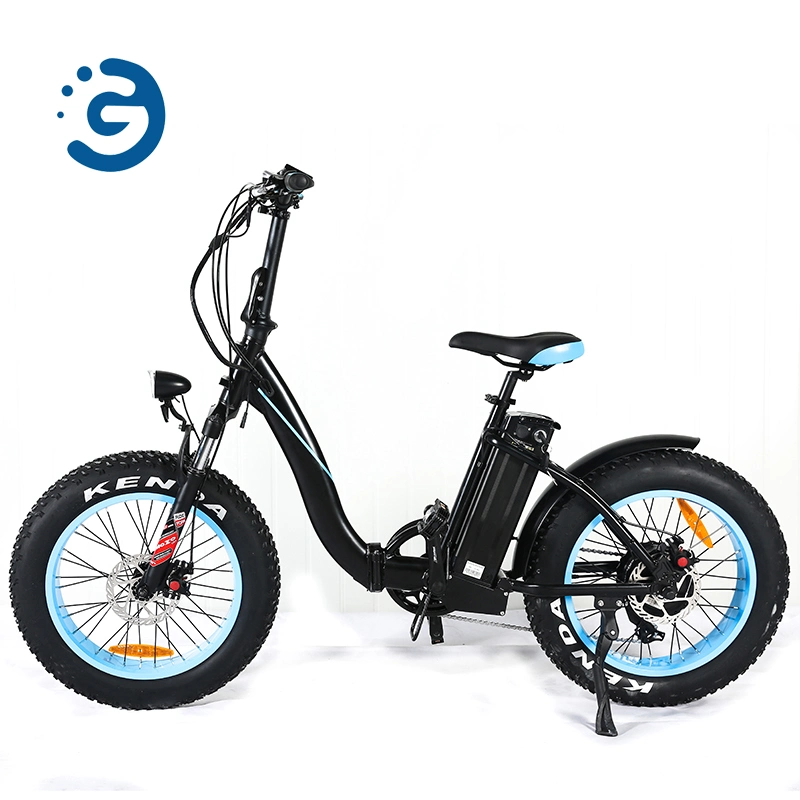 Wholesale Hot Selling 500W Fat Tyre Faldable Electric Bike Folding E-Bike
